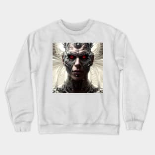 Cool Cryptic "Syphan Mech" Cyborg Crewneck Sweatshirt